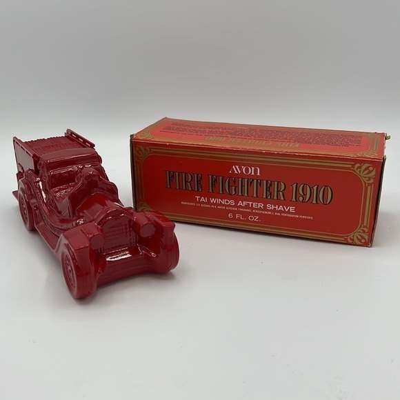 AVON FIRE FIGHTER 1910 TAI WINDS AFTER SHAVE 6 Oz VINTAGE - Picture 1 of 12